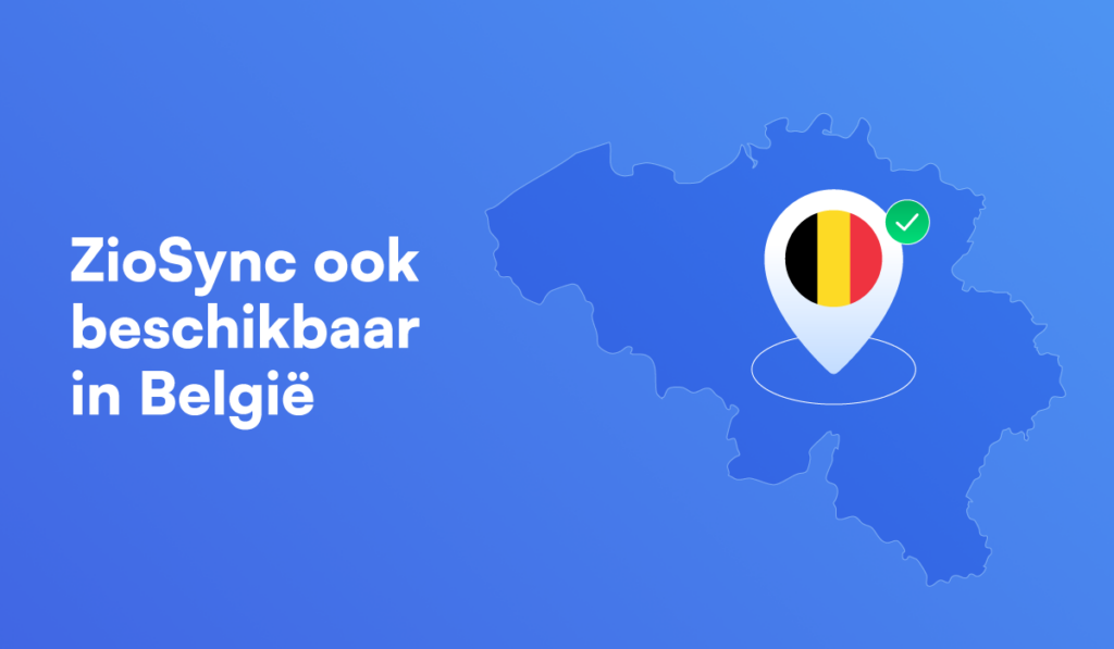ZioSync ook beschikbaar in België