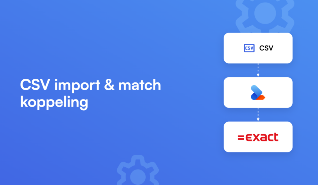 CSV import & match koppeling met Exact